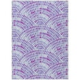 thumbnail image 1 of Addison Rugs Indoor/Outdoor Surfside Modern Washable Rug Purple - 3' x 5', 1 of 5