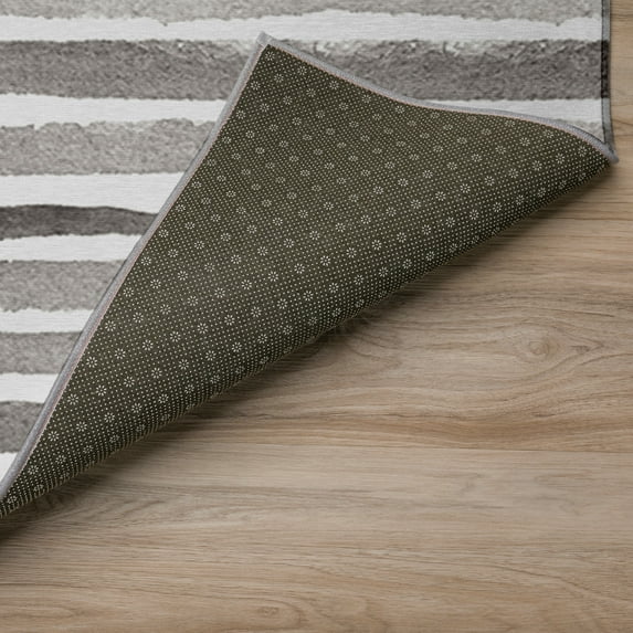 Addison Rugs Indoor/ Outdoor Surfside Ombre Washable Rug New Gray - 5' x 7'6"