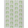 thumbnail image 1 of Addison Rugs Indoor/ Outdoor Surfside Seahorses Washable Rug New Green - 10' x 14', 1 of 7