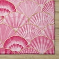 thumbnail image 1 of Addison Rugs Indoor/ Outdoor Surfside Seashells Washable Rug New Pink - 1'8" x 2'6", 1 of 7