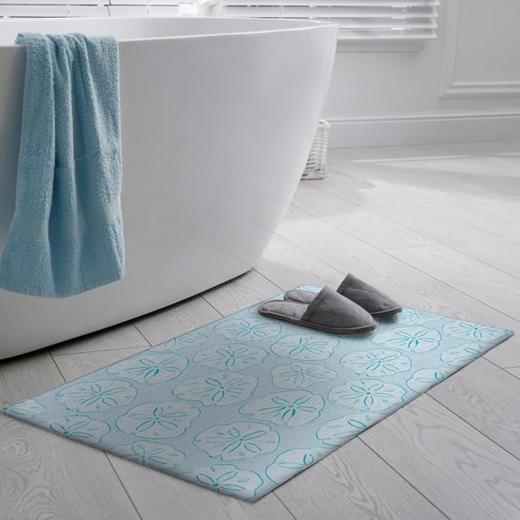 Addison Rugs Indoor/ Outdoor Surfside Starfish Washable Rug New Blue - 1'8" x 2'6"