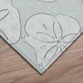 thumbnail image 1 of Addison Rugs Indoor/ Outdoor Surfside Starfish Washable Rug New Gray - 8' x 10', 1 of 5
