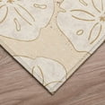 thumbnail image 1 of Addison Rugs Indoor/ Outdoor Surfside Starfish Washable Rug New Sand - 9' x 12', 1 of 5
