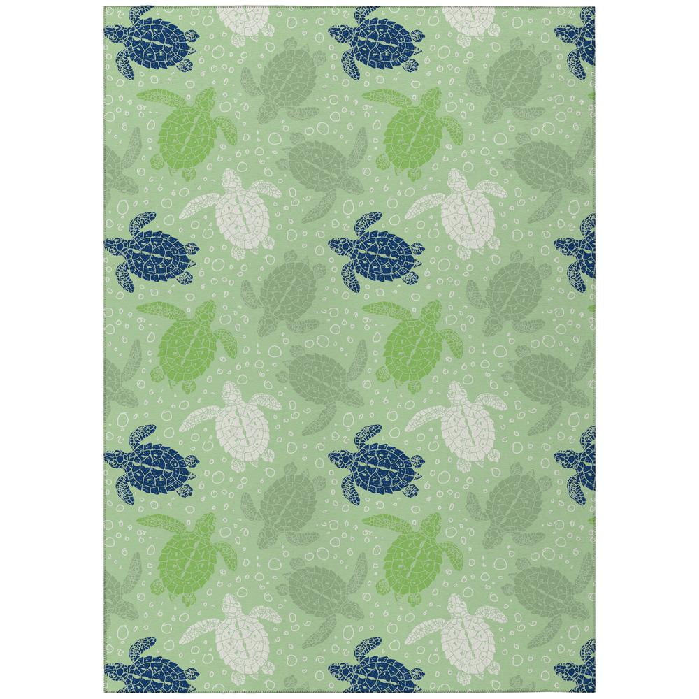 Turtle Outside Rugs Addison Rugs Indoor/ Outdoor Surfside Turtle Washable Rug New Green ...