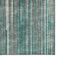 thumbnail image 1 of Addison Rugs Indoor/Outdoor Waverly Modern Stripes Washable Rug 10' x 14' - Peacock, 1 of 5