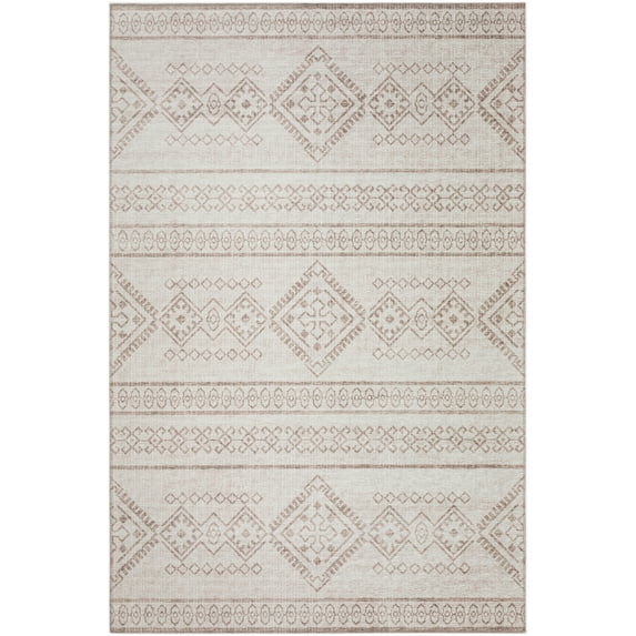 Addison Rugs Indoor/ Outdoor Yuma Boho Washable Rug 10' x 14' - Taupe