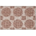thumbnail image 1 of Addison Rugs Indoor/ Outdoor Yuma Circles Washable Rug 1'8" x 2'6" - Brown, 1 of 8