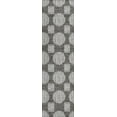 thumbnail image 1 of Addison Rugs Indoor/ Outdoor Yuma Circles Washable Rug 2'3" x 7'6" - Gray, 1 of 8