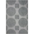 thumbnail image 1 of Addison Rugs Indoor/ Outdoor Yuma Circles Washable Rug 3' x 5' - Light Grey, 1 of 9