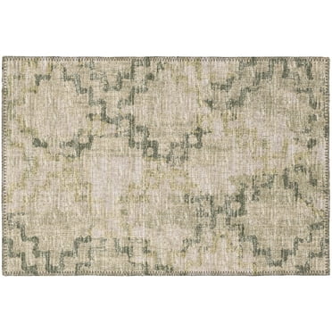 Addison Rugs Indoor/ Outdoor Yuma Morroccan Washable Rug 1'8" x 2'6" - Green