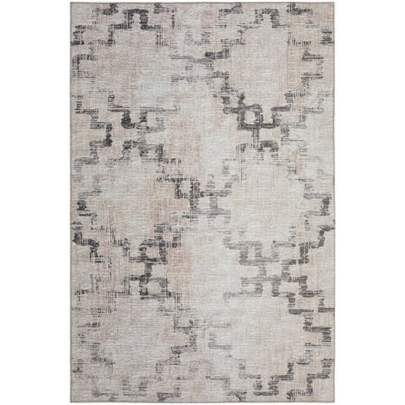 Addison Rugs Indoor/ Outdoor Yuma Morroccan Washable Rug 5' x 7'6" - Taupe