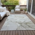 thumbnail image 1 of Addison Rugs Machine Washable Indoor/ Outdoor Abstract Chantille Rug 10' x 14' - Beige, 1 of 5