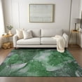 thumbnail image 1 of Addison Rugs Chantille Indoor/Outdoor Transitional Watercolors Emerald Washable Rectangle Rug, 10' x 14', 1 of 6