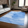 thumbnail image 1 of Addison Rugs Chantille Indoor/Outdoor Transitional Watercolors Blue Washable Rectangle Rug, 10' x 14', 1 of 6