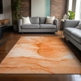 thumbnail image 1 of Addison Rugs Chantille Indoor/Outdoor Transitional Watercolors Orange Washable Rectangle Rug, 8' x 10', 1 of 6