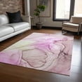 thumbnail image 1 of Addison Rugs Chantille Indoor/Outdoor Transitional Watercolors Pink Washable Rectangle Rug, 9' x 12', 1 of 6