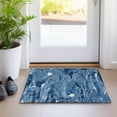 thumbnail image 1 of Addison Rugs Chantille Indoor/Outdoor Transitional Abstract Navy Washable Rectangle Rug, 1'8" x 2'6", 1 of 6