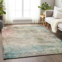 Addison Rugs Chantille Indoor/Outdoor Transitional Abstract Taupe Washable Rectangle Rug, 10' x 14'