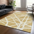 thumbnail image 1 of Addison Rugs Chantille Indoor/Outdoor Transitional Geometric Gold Washable Rectangle Rug, 2'6" x 3'10", 1 of 6