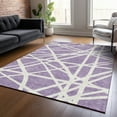 thumbnail image 1 of Addison Rugs Chantille Indoor/Outdoor Transitional Geometric Lavender Washable Rectangle Rug, 9' x 12', 1 of 6