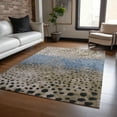 thumbnail image 1 of Addison Rugs Chantille Indoor/Outdoor Transitional Dots Khaki Washable Rectangle Rug, 10' x 14', 1 of 6