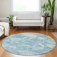 thumbnail image 1 of Addison Rugs Chantille Indoor/Outdoor Transitional Modern Sky Washable Round Rug, 8' x 8', 1 of 6