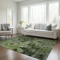 thumbnail image 1 of Addison Rugs Chantille Indoor/Outdoor Transitional Organic Green Washable Rectangle Rug, 5' x 7'6", 1 of 6