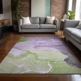 thumbnail image 1 of Addison Rugs Chantille Indoor/Outdoor Transitional Watercolors Purple Washable Rectangle Rug, 8' x 10', 1 of 6