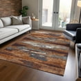 thumbnail image 1 of Addison Rugs Chantille Indoor/Outdoor Transitional Geometric, Abstract Copper Washable Rectangle Rug, 2'6" x 3'10", 1 of 6