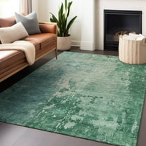 Addison Rugs Chantille Indoor/Outdoor Transitional Abstract Emerald Washable Rectangle Rug, 10' x 14'