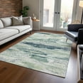 thumbnail image 1 of Addison Rugs Chantille Indoor/Outdoor Transitional Geometric, Abstract Mint Washable Rectangle Rug, 2'6" x 3'10", 1 of 6