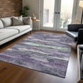 thumbnail image 1 of Addison Rugs Chantille Indoor/Outdoor Transitional Geometric, Abstract Purple Washable Rectangle Rug, 8' x 10', 1 of 6