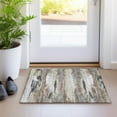 thumbnail image 1 of Addison Rugs Chantille Indoor/Outdoor Transitional Geometric, Abstract Taupe Washable Rectangle Rug, 1'8" x 2'6", 1 of 6