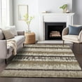 thumbnail image 1 of Addison Rugs Chantille Indoor/Outdoor Transitional Stripes Brown Washable Rectangle Rug, 9' x 12', 1 of 6
