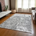 thumbnail image 1 of Addison Rugs Chantille Indoor/Outdoor Transitional Abstract Gray Washable Rectangle Rug, 10' x 14', 1 of 6