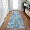 thumbnail image 1 of Addison Rugs Chantille Indoor/Outdoor Transitional Abstract Teal Washable Runner Rug, 2'3" x 7'6", 1 of 6