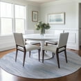 thumbnail image 1 of Addison Rugs Chantille Indoor/Outdoor Transitional Stripes Sky Washable Round Rug, 8' x 8', 1 of 6