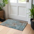 thumbnail image 1 of Addison Rugs Chantille Indoor/Outdoor Transitional Modern Teal Washable Rectangle Rug, 1'8" x 2'6", 1 of 6