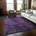 thumbnail image 1 of Addison Rugs Chantille Indoor/Outdoor Transitional Organic Purple Washable Rectangle Rug, 9' x 12', 1 of 6