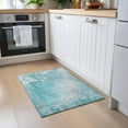 thumbnail image 1 of Addison Rugs Chantille Indoor/Outdoor Transitional Abstract Teal Washable Rectangle Rug, 1'8" x 2'6", 1 of 6