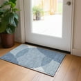 thumbnail image 1 of Addison Rugs Chantille Indoor/Outdoor Transitional Geometric, Abstract Blue Washable Rectangle Rug, 1'8" x 2'6", 1 of 6