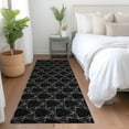 thumbnail image 1 of Addison Rugs Chantille Indoor/Outdoor Transitional Geometric Black Washable Runner Rug, 2'3" x 7'6", 1 of 6