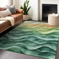 thumbnail image 1 of Addison Rugs Chantille Indoor/Outdoor Transitional Swirls Teal Washable Rectangle Rug, 10' x 14', 1 of 6