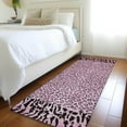 thumbnail image 1 of Addison Rugs Chantille Indoor/Outdoor Transitional Animal Skin Pink Washable Runner Rug, 2'3" x 7'6", 1 of 6