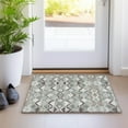thumbnail image 1 of Addison Rugs Chantille Indoor/Outdoor Transitional Geometric Sage Washable Rectangle Rug, 1'8" x 2'6", 1 of 6