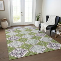 Addison Rugs Chantille Indoor/Outdoor Transitional Formal Lime Washable Rectangle Rug, 10' x 14'