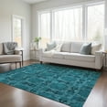 thumbnail image 1 of Addison Rugs Chantille Indoor/Outdoor Transitional Panel Teal Washable Rectangle Rug, 3' x 5', 1 of 6
