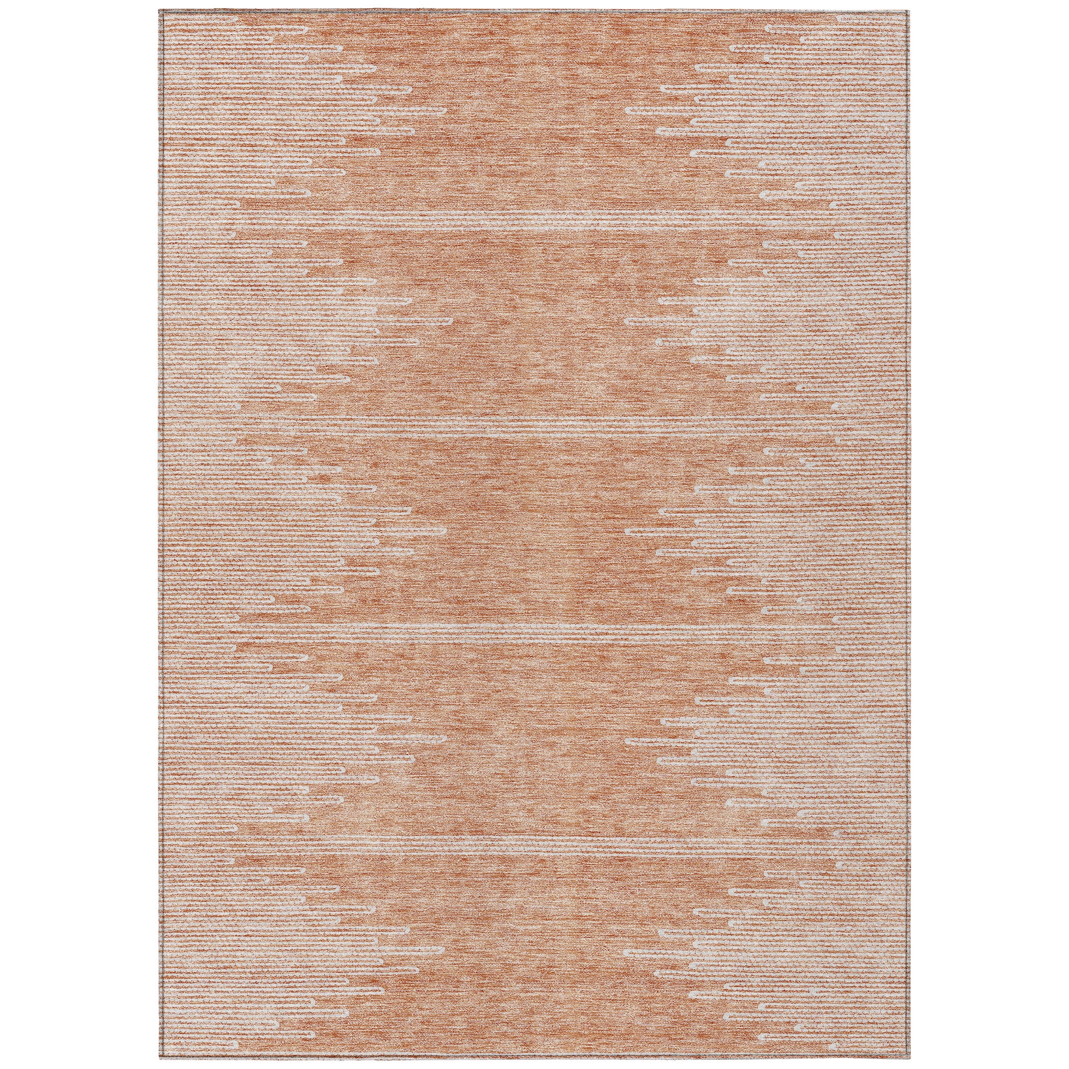 Addison Rugs Machine Washable Indoor/ Outdoor Boho Moroccan Rug Salmon ...