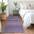 thumbnail image 1 of Addison Rugs Chantille Indoor/Outdoor Transitional Stripes Lavender Washable Runner Rug, 2'3" x 7'6", 1 of 6