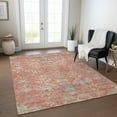 thumbnail image 1 of Addison Rugs Chantille Indoor/Outdoor Transitional Floral Coral Washable Rectangle Rug, 3' x 5', 1 of 5